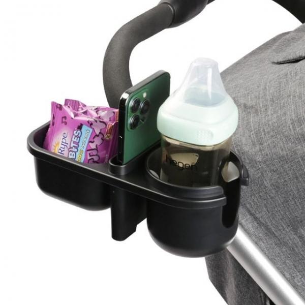 유모차 컵홀더+스마트폰거치대 휴대폰홀더 유모차스마트폰홀더 (블랙)