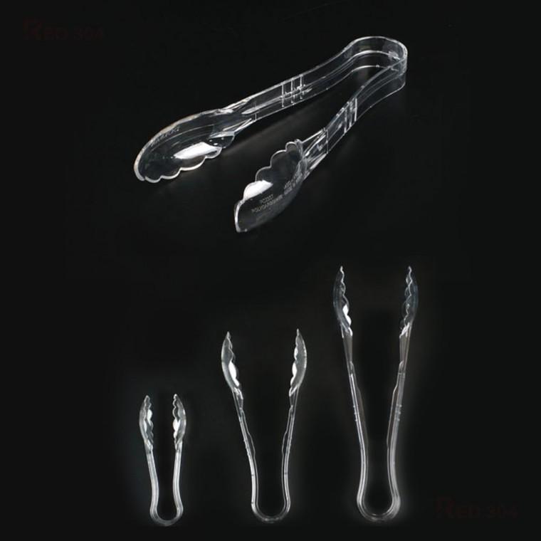 투명 PC 뷔페 과일 샐러드 튀김 제과점 빵 집게 플라스틱 요리 음식 주방집게 15.2cm 22.5cm 30.2cm
