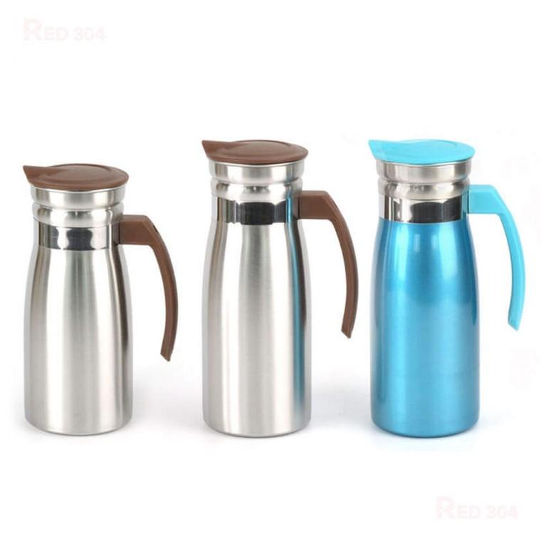 스텐 가정 업소 식당용 냉장고 테이블 손잡이 물병 물통 서빙포트 800ml 1000ml 색상선택