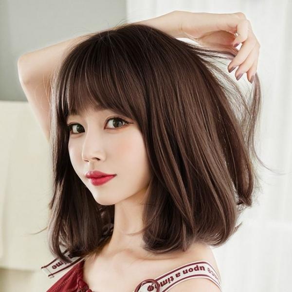 주 Tree 언니네 통가발 C컬 중단발 내추럴 (내추럴 ) (내추럴브라운) 브라운