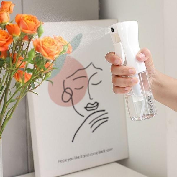 분무기 안개분무기 고운 안개분사 투명 반자동분사기 (300ml)