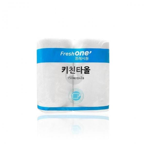 bns 프레시원 키친타올 150매x2롤 X 6개 업소용 키친타월