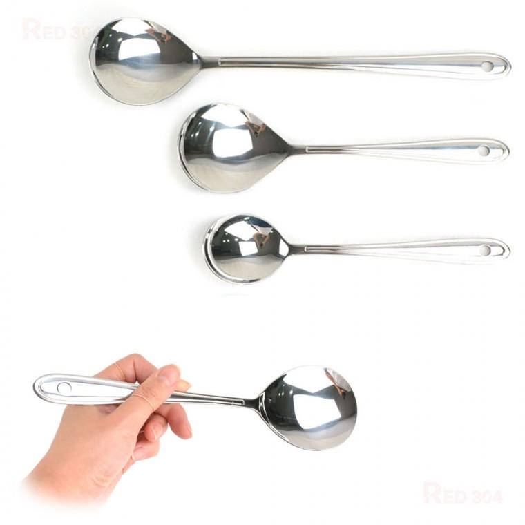 스텐 단체급식 뷔페 배식스푼 서빙스푼 나눔스푼 대형 수저 길이 22.5cm 24.5cm 31cm