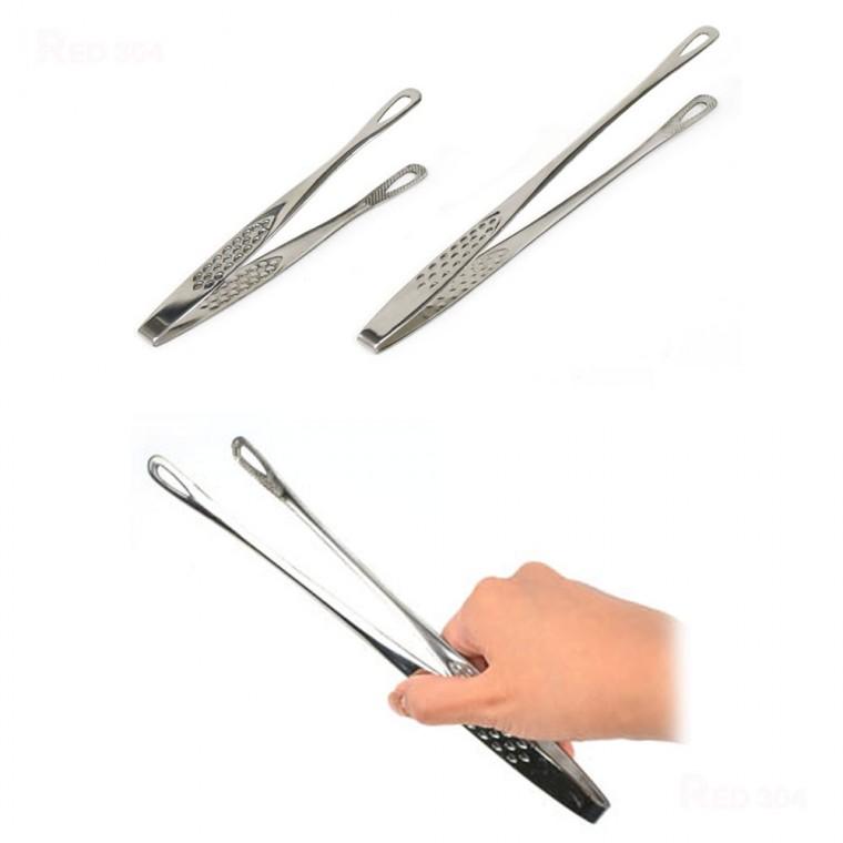 스텐 핀셋형 요리집게 핀셋집게 초밥집게 스테이크 고기 집게 길이 17.5cm 24.3cm