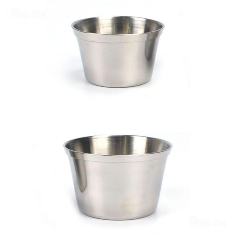 스텐 27종 간장 쌈장 마늘 양념 소스 종지 캠핑그릇 반찬그릇 소스볼 지름 7cm 8.4cm