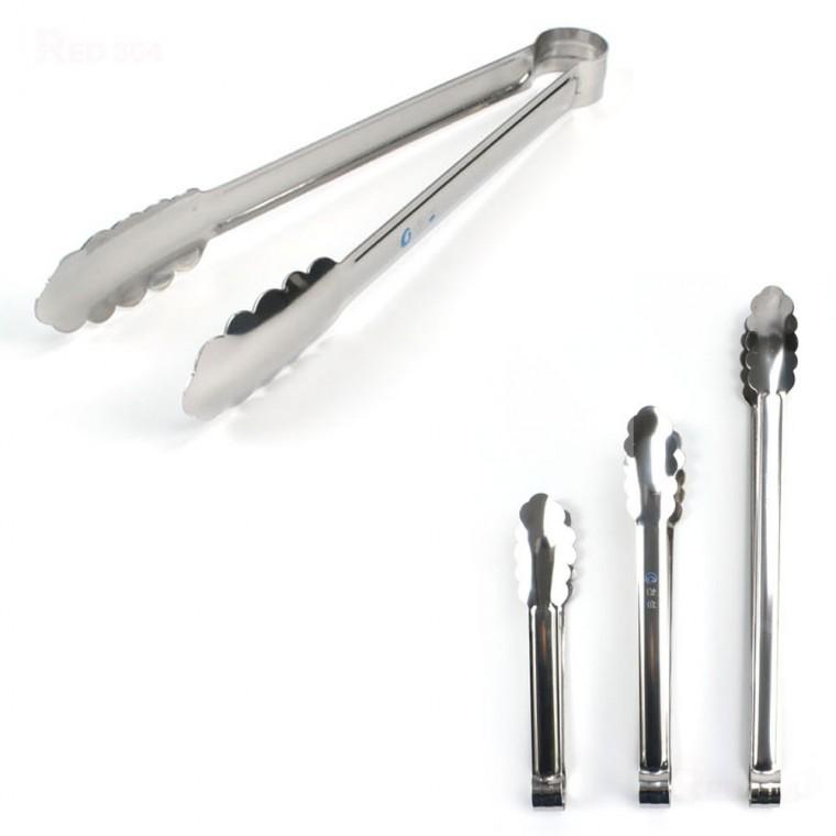 스텐 단체급식 배식집게 제과점 빵집게 뷔페 튀김 야채 샐러드 집게 길이 23.7cm 29.7cm 39cm