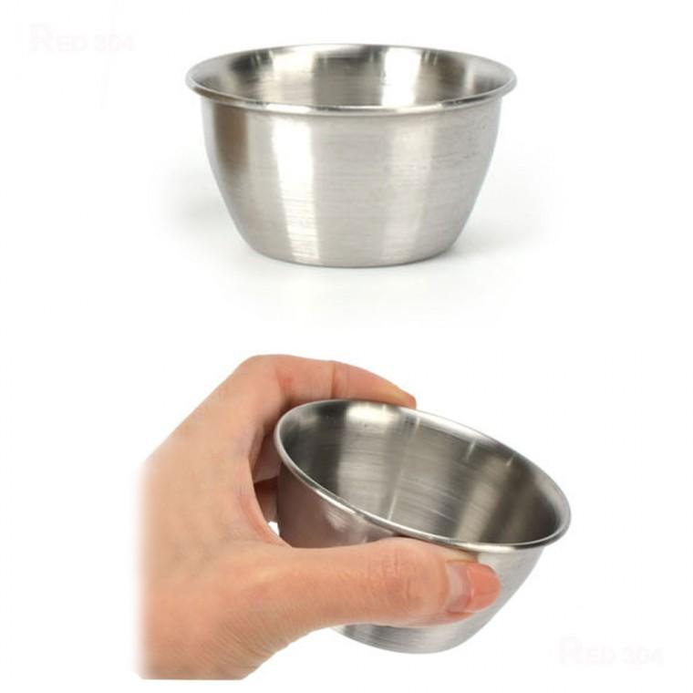 스텐 27종 샤틴 무광 쌈장 마늘 간장 양념볼 소스볼 종지 캠핑 반찬 그릇 외경 7.5cm