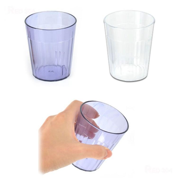 PC 소재 투명 코발트 음료컵 쥬스컵 카페컵 식당컵 물컵 물잔 용량 약 190ml