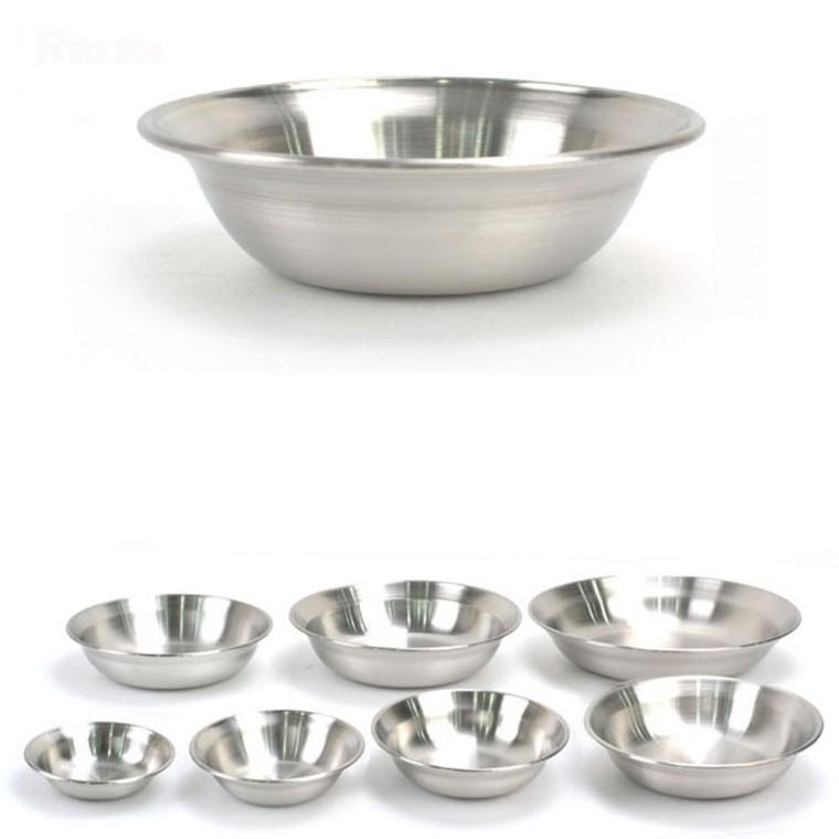 스텐 27종 캠핑 찬기 앞접시 반찬그릇 어린이 간식접시 지름 11.5cm 13.8cm 15.5cm 17.8cm 20.9cm