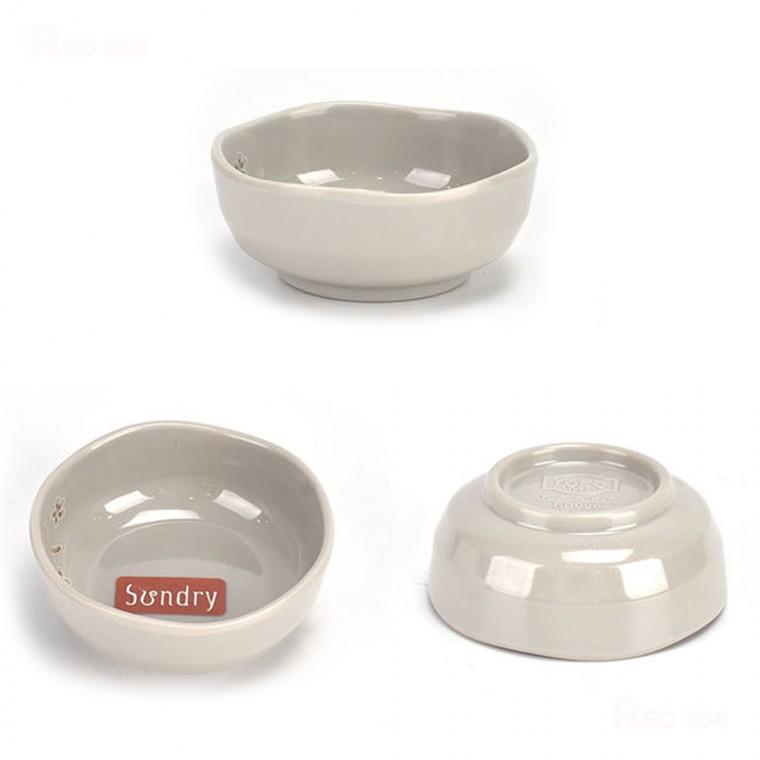 멜라민 한정식 일식 종지 와사비 간장 초장 양념 소스 그릇 소스볼 찬기 지름 7.5cm