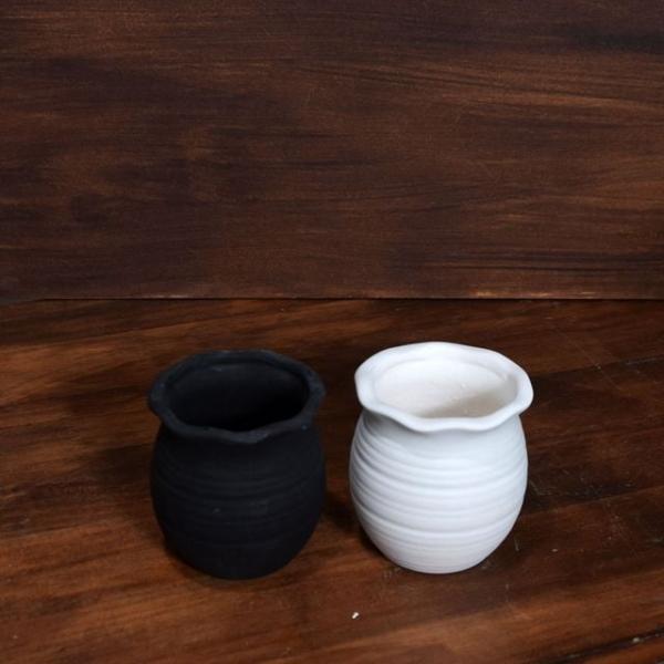bns 더플라워포터리 미니토분 프릴 단지 8x8cm