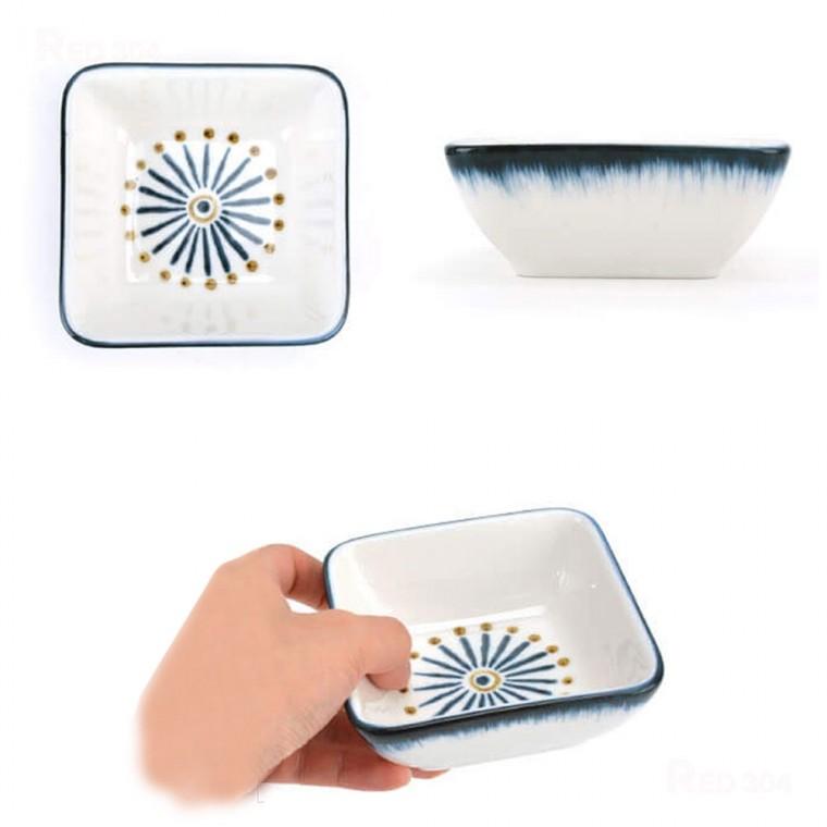 고급 일식 종지 소스볼 스끼다시 반찬그릇 간장 초장 와사비 소스 양념 그릇 9.7cm 10호