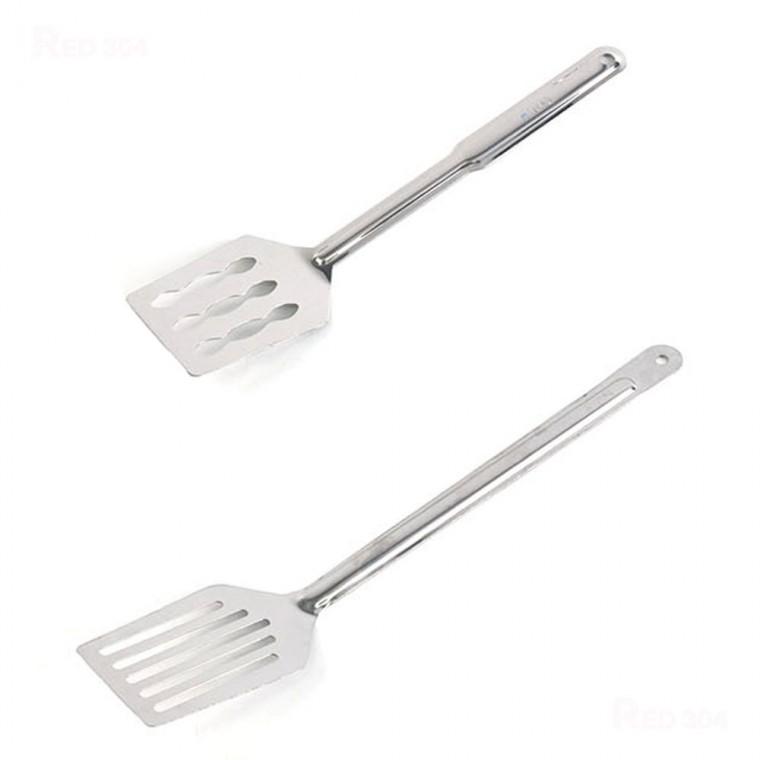 일체형 스텐 파전 부침개 계란말이 생선 뒤집개 뒤지개 뒤집기 전체길이 32.8cm 42.5cm