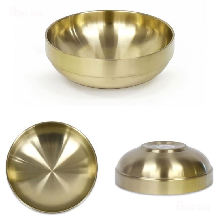 보온보냉 이중구조 티타늄 한정식 갈비탕 떡국 육회 비빔밥 그릇 물냉면 비빔냉면 냉면그릇 19.3cm 21.3cm