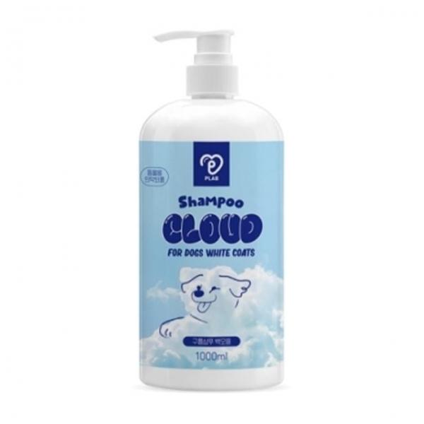 강아지 풍성한 거품 샴푸 백모용 1000ml 1P 셀프 목욕
