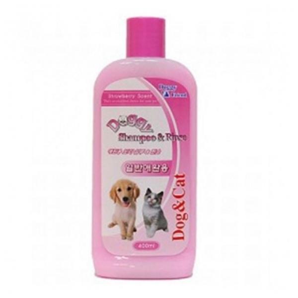 강아지 도기 샴푸 린스 400ml 1P 셀프 목욕 위생 세정