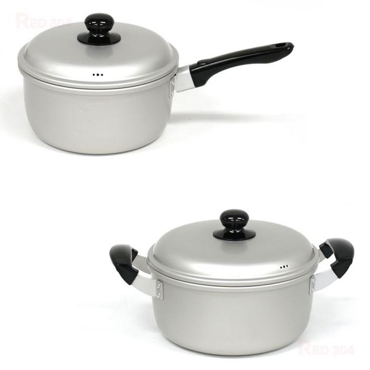 용량 측정 내부눈금 편수 양수 라면 찌개 캠핑 냄비 손잡이 자루냄비 지름 16cm 18cm 20cm 22cm 24cm