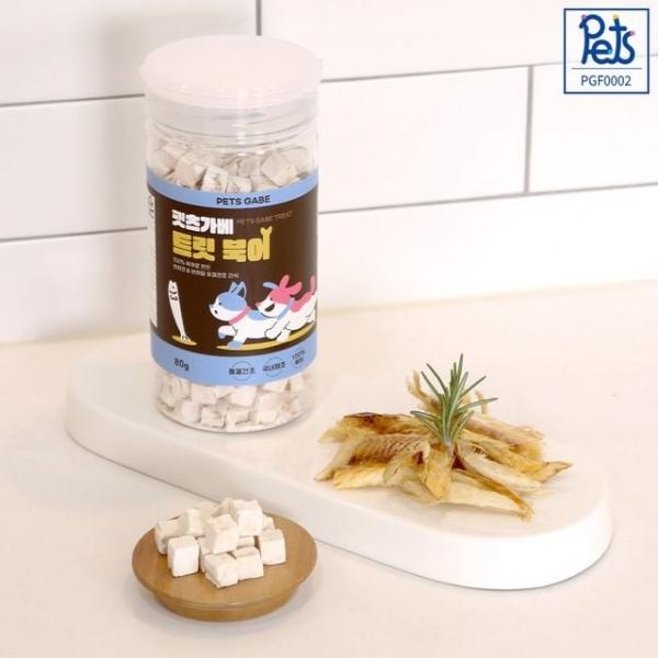 펫츠가베 동결건조트릿 북어 오리지널 80g PGF0002