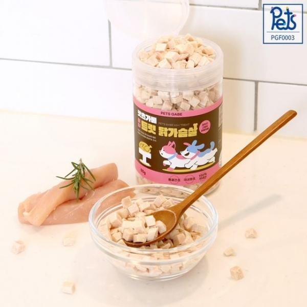 펫츠가베 동결건조트릿 닭가슴살 미니 80g PGF0003