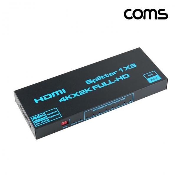 HDMI 분배기2.0B 1대8 4K 60Hz EDID 수동스위치