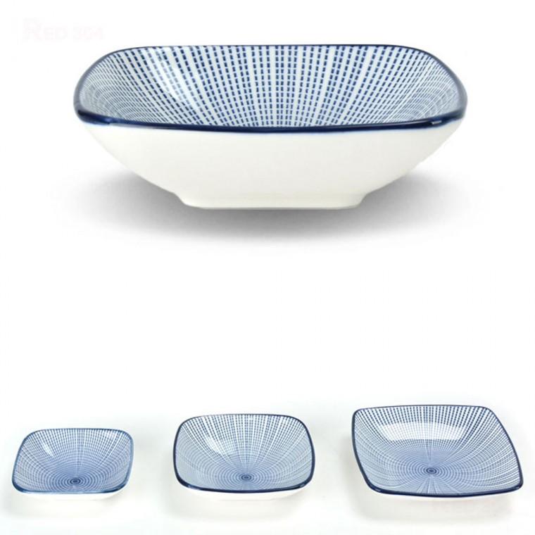 도자기 일식 종지 앞접시 반찬그릇 초장 와시비 양념 소스 그릇 가로 8.8cm 10.5cm 12.4cm