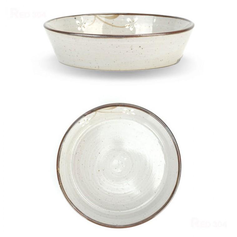 도자기 한정식 나물 반찬 그릇 찬기 앞접시 반찬접시 지름 12cm 13cm 14.8cm 17cm