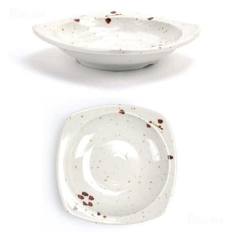 멜라민 한정식 나물 음식 반찬 접시 앞접시 찬기 반찬그릇 길이 12cm 14.7cm 16.7cm 18.7cm