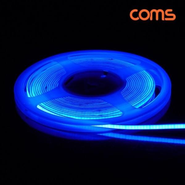 LED 줄조명 슬림형 DC 12V 초고휘도 슬림형 LED바 5M Blue 파랑 너비 5mm