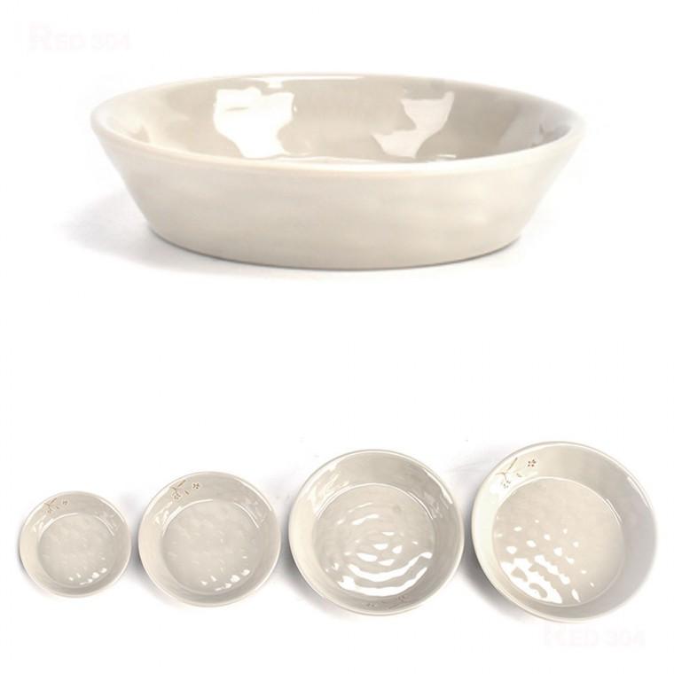 한정식 나물 무침 볶음 접시 그릇 앞접시 찬기 반찬그릇 4호 지름 15.4cm