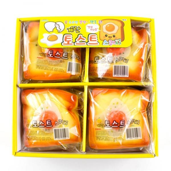 279B] 6000 계란 토스트 스퀴시 (8개세트)