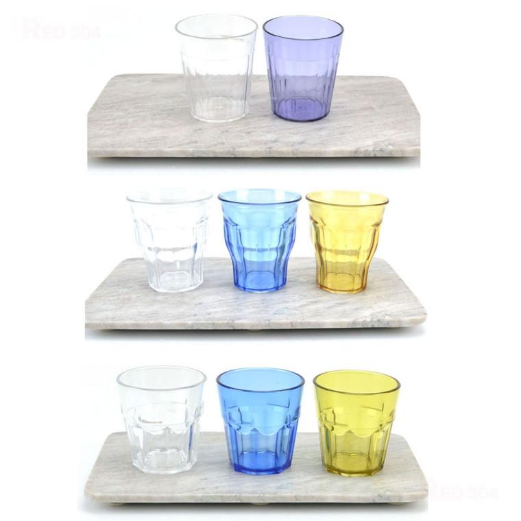 투명 플라스틱 PC 냉장고 물컵 물잔 주스컵 음료컵 용량 약 190ml 225ml 250ml