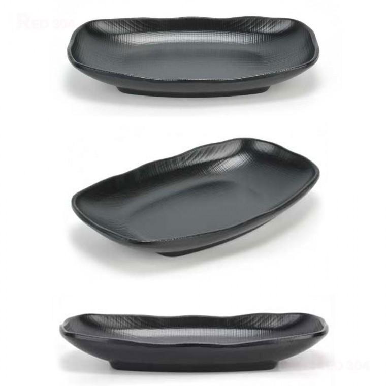 블랙 멜라민 한식 찬기 김치 깍두기 반찬그릇 반찬접시 일식 스끼다시 접시 17.9cm 19.8cm 23.3cm 26.8cm