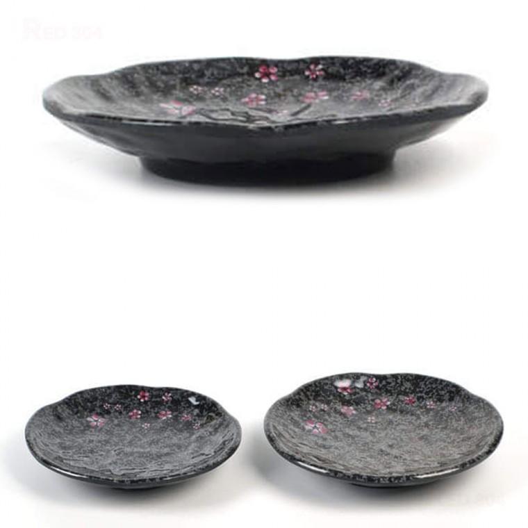 멜라민 한정식 개인접시 앞접시 찬기 반찬접시 일식 스끼다시 반찬그릇 지름 14.3cm 16cm