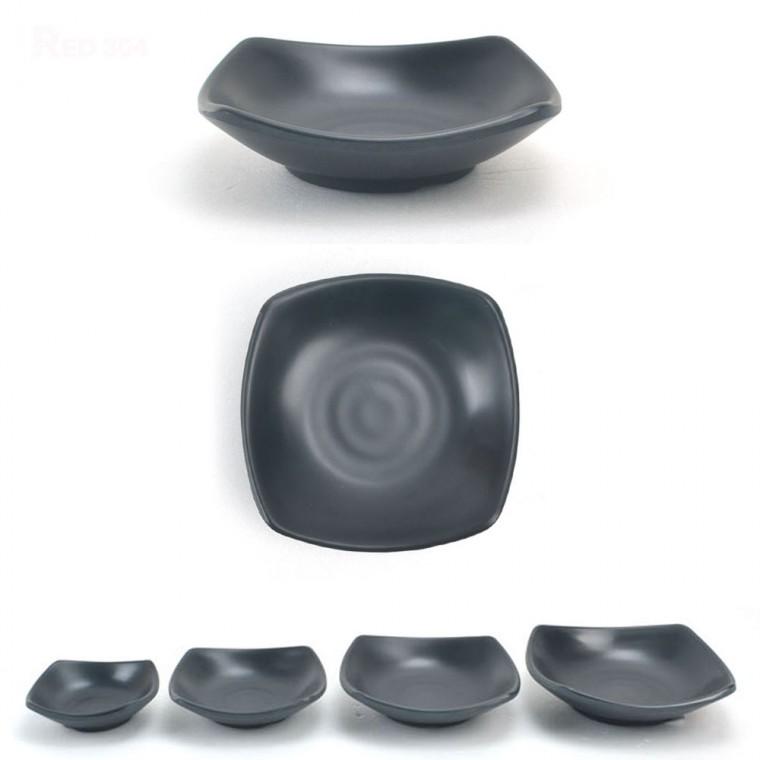 멜라민 사각 한정식 앞접시 밑반찬 음식 그릇 반찬그릇 양념 소스 종지 그릇 9.2cm 11.4cm 13.3cm 15cm