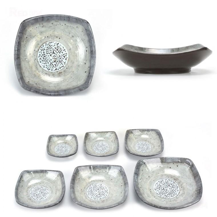멜라민 한정식 찬기 앞접시 밑반찬 반찬그릇 개인접시 반찬접시 18cm