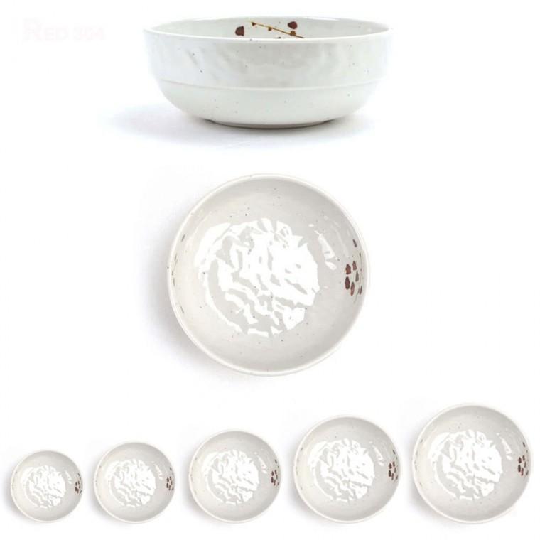 멜라민 한정식 대접 국그릇 국대접 탕그릇 소면 국수 비빔밥 그릇 지름 12cm 13.7cm 16.5cm 19.7cm