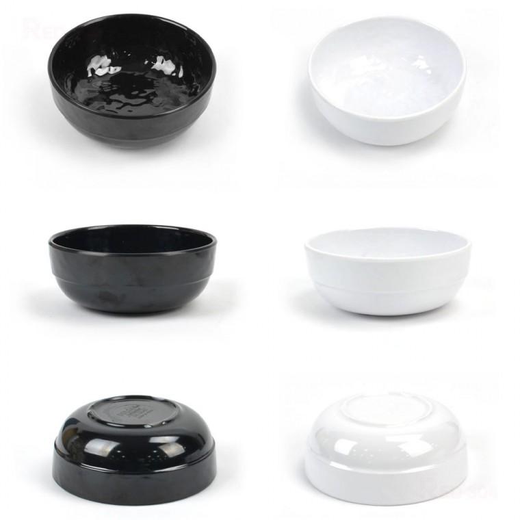블랙 화이트 한정식 국그릇 대접 라면 국수 우동 면기 면그릇 떡국 비빔밥 그릇 1호 2호 3호 4호 5호