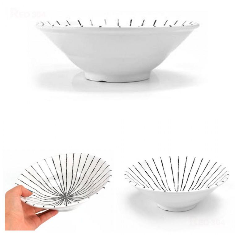 멜라민 일식 중식 짬뽕 우동 라면 국수 그릇 면기 면그릇 지름 20cm 7호