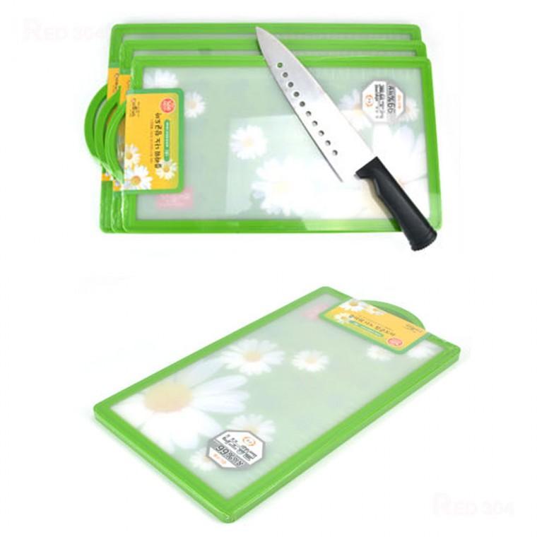 손잡이 양면 캠핑도마 김치도마 주방도마 길이 42.8cm 44.8cm 46.9cm