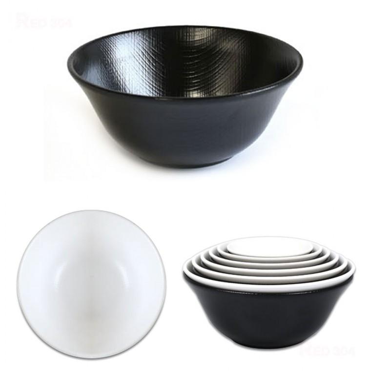 멜라민 한정식 밥공기 밥그릇 국그릇 국대접 라면 국수 후식 면기 면그릇 지름 12.6cm 15.4cm 17.8cm
