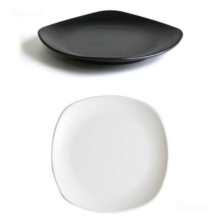 멜라민 사각 뷔페 음식접시 개인접시 반찬접시 양식 돈까스 접시 길이 22.4cm 25cm 27cm 30cm 32.7cm