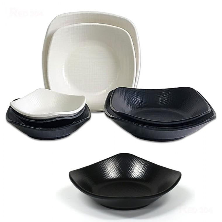 멜라민 한정식 사각 찬기 앞접시 개인접시 반찬그릇 종지 그릇 길이 9.5cm 11.6cm 13.8cm 15.2cm
