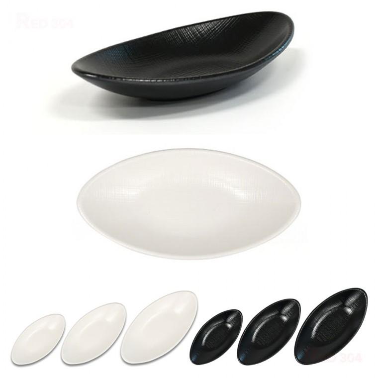 멜라민 한정식 찬기 김치접시 반찬접시 반찬그릇 샐러드 디저트 후식 그릇 길이 18.4cm 22.6cm 27cm