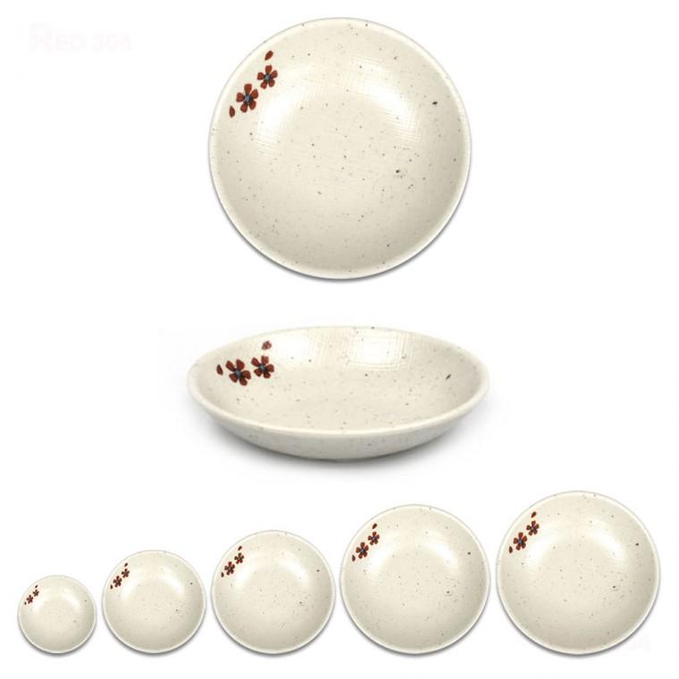 원형 멜라민 일식 간장 초장 와사비 종지 소금장 쌈장 양념그릇 소스그릇 지름 7.5cm