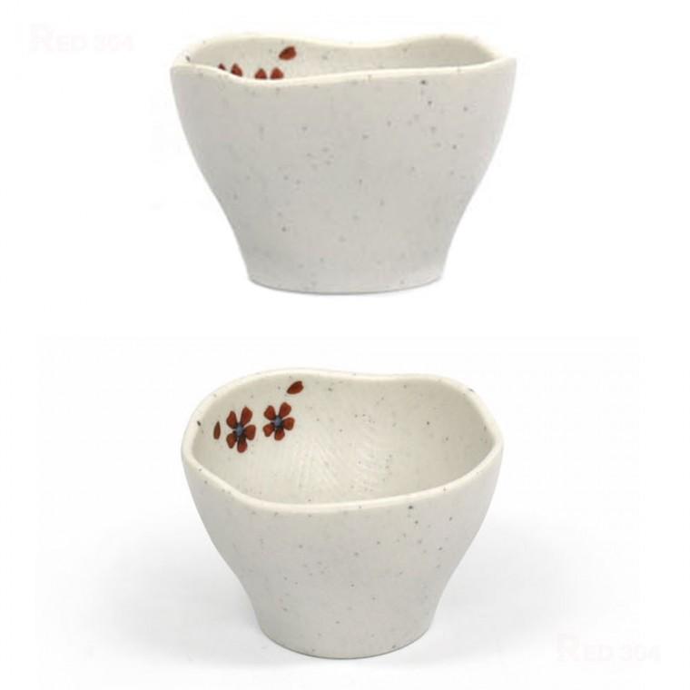 멜라민 한정식 죽그릇 죽공기 식혜 수정과 후식 그릇 팥빙수 아이스크림 빙수볼 그릇 지름 9.3cm