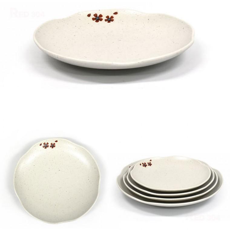 원형 멜라민 뷔페접시 중식 탕수육 요리접시 돈까스 아구찜 접시 지름 30cm 32.8cm 35.5cm 40.5cm