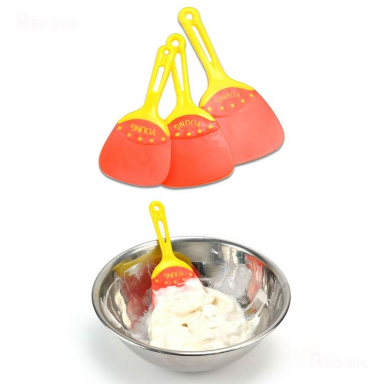 제과제빵 베이킹 밀가루 반죽주걱 양념 소스 볶음 주걱 알뜰주걱 길이 19cm 21cm 24cm