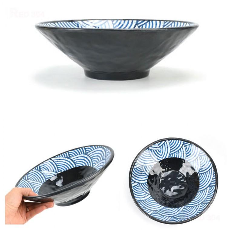 멜라민 일식 중식 우동 짬뽕 짜장면 면기 면그릇 라면 국수 덮밥 그릇 지름 23.5cm 26cm 28.5cm