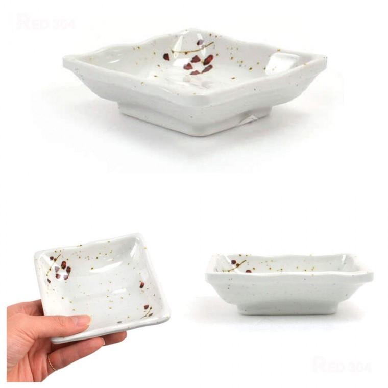 멜라민 한정식 앞접시 찬기 반찬그릇 반찬접시 일식 스끼다시 양념 소스 그릇 가로 10cm 4호