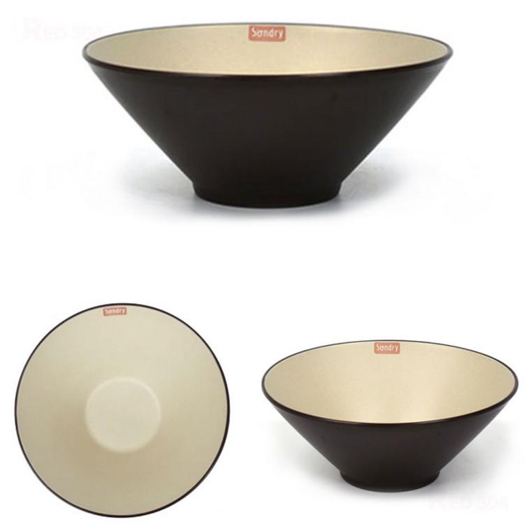멜라민 일식 라멘 우동 그릇 중식 짜장면 짬뽕 그릇 라면 국수 비빔밥 그릇 지름 22.4cm 25.5cm